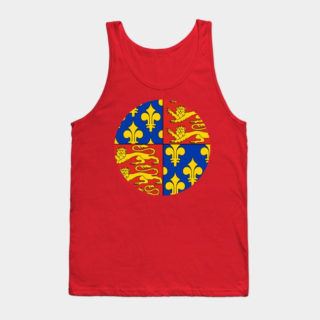 Angevin Coat of Arms Tank Top by radiogalaxy